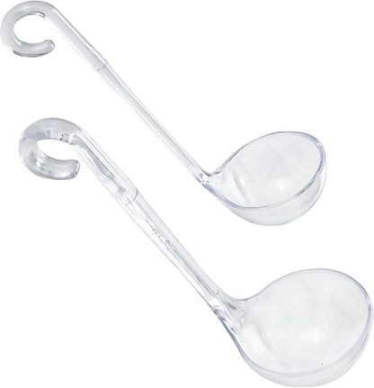Chef Craft Plastic Dressing and Sauces Ladles, 1 Ounce 5.5 Inch and 2 Ounce 6 by ChefCraft