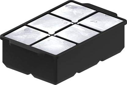 KitchFort Large Silicone Ice Cube Tray, Easy Release 2" Big Ice Cubes - Image 4
