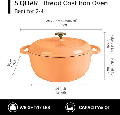 Premium Enameled Cast Iron Dutch Oven - Image 2