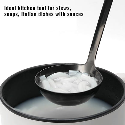 12 Inch Soup Ladle, Long Handle Soup Serving Spoon - Image 5