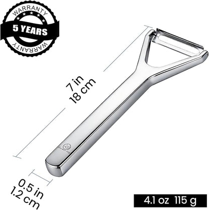 Vegetable Peeler, Ultra-Sharp Ergonomic Stainless Steel Potato Peeler, - Image 9
