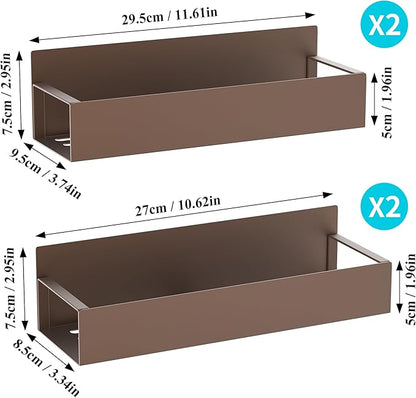 HuggieGems 4 Pack Magnetic Spice Storage Rack Organizer - Image 7