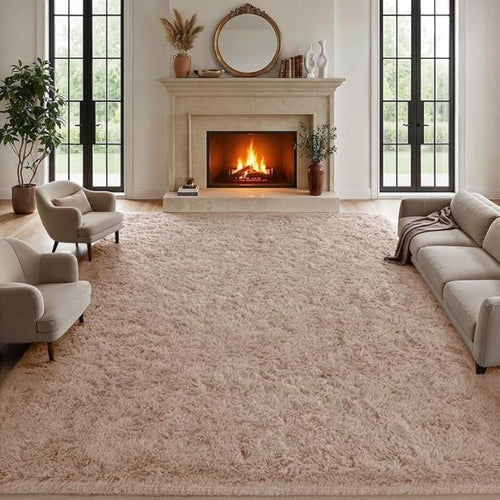 8x10 Area Rugs for Living Room Bedroom: Soft Fluffy Shag Rugs Upgrade Non-Slip - Image 2
