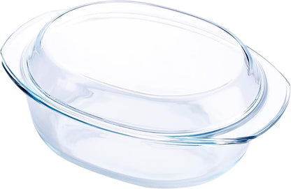 Oval Tempered Glass Casserole Dish, Tough Glass Casserole Baking Dish - Image 6