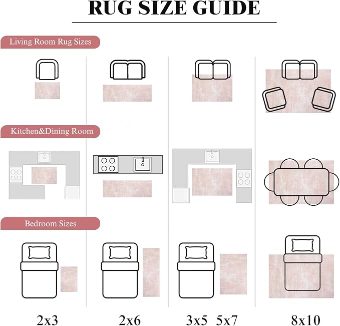 LIANLAM Washable Rug 6x9 Area Rugs - Image 8