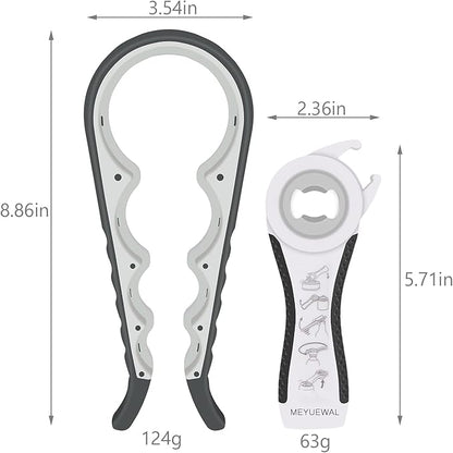 Jar Opener Bottle Opener for Weak Hands, 5 in 1 Multi-Function Can Opener - Image 3