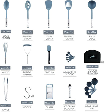 Kitchen Utensils Set 35 PCS Cooking Utensils Set, Nonstick and Heat Resistant - Image 2