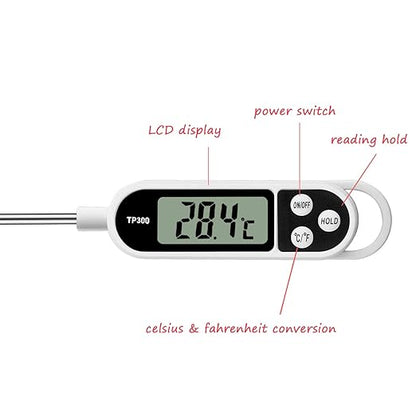 Digital Meat Food Thermometer for Cooking Kitchen BBQ, Probe Instant Read - Image 3