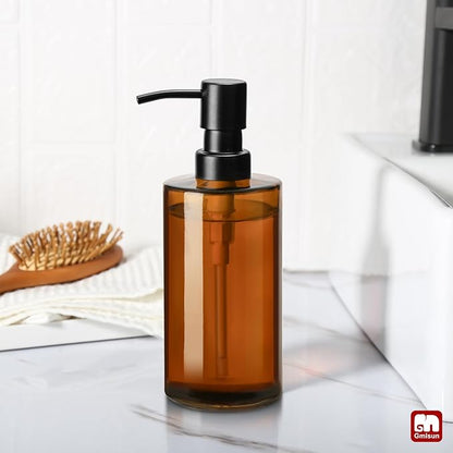 GMISUN Amber Glass Soap Dispenser, Hand Soap Dispenser - Image 7