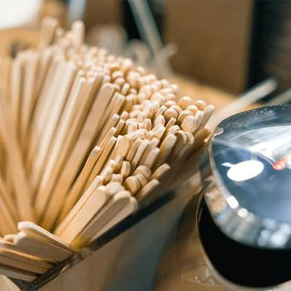 500pcs Wood Coffee Stirrer Sticks, 5.5 Inch Wooden Swizzle Stick Beverage Mixer - Image 6