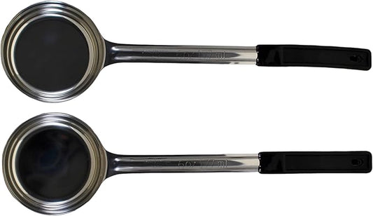 6 Ounce Solid Stainless Steel Portion Control Ladle Spoon by Habanerofire