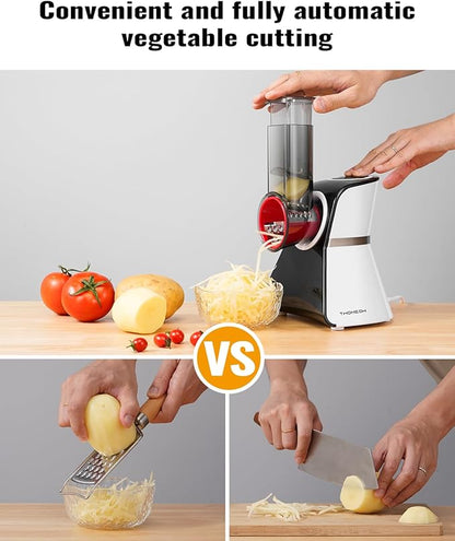 Electric Cheese Grater Salad Shooter, 5-In-1 Electric Slicer - Image 3