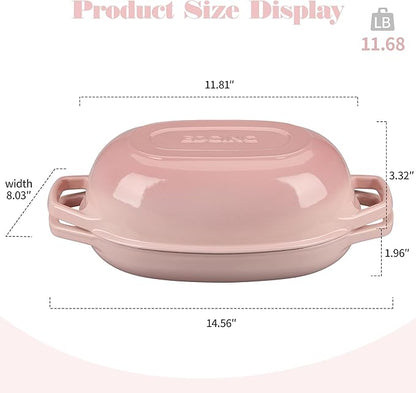 EDGING CASTING Enameled Cast Iron Oval Dutch Oven Pot - Image 2