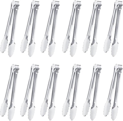 Serving Tongs, Buffet Tongs, Dmoera Stainless Steel Food Tong Serving Tong by Must-havesForYourKitchen