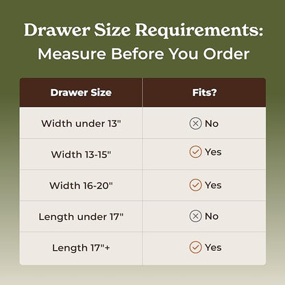 SMIRLY Silverware Drawer Organizer – Bamboo Kitchen Drawer Organizer, - Image 5