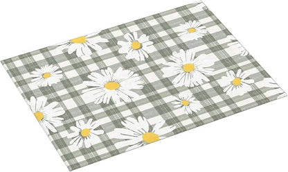 Daisy Dish Drying Mat For Kitchen Counter Absorbent Large Kitchen Fast Dry Pad - Image 2