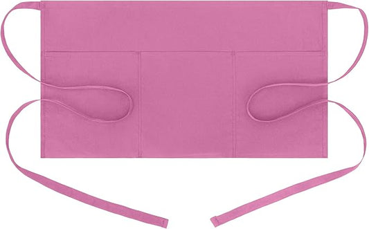 BOHARERS Pink Waitress Apron for Women by BOHARERS