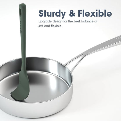 ChefAide 5 Pieces Silicone Spatula Set, Food Grade Rubber Spatula, Upgrade - Image 4
