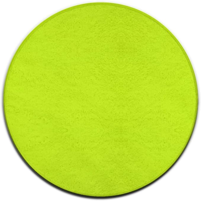 Home Decor Non Slip Kitchen Office Circle Rug, Machine Washable Modern Round by Meaudiwes
