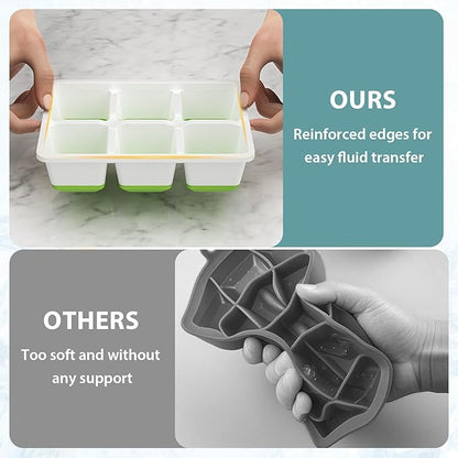 Optish Large Ice Cube Molds, 3 Pack Whiskey Square Ice Molds, 1.8 Inch Big Ice - Image 3