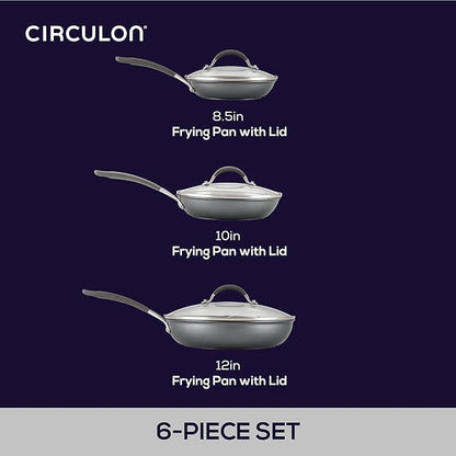Circulon A1 Series with ScratchDefense Nonstick Induction Frying Pan Set - Image 3