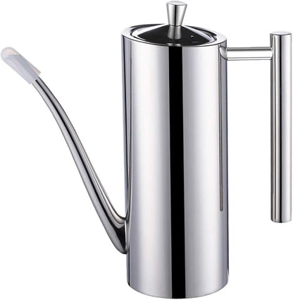 Sumerflos Olive Oil Dispenser Bottle Stainless Steel, 700ml/24oz Drip-Free by Sumerflos
