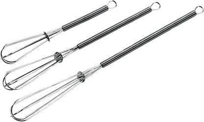 Chef Craft Classic Mini Sturdy Whisk, and 9 inch 3 piece set by ChefCraft