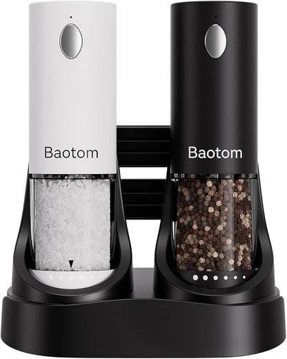 Electric Salt and Pepper Grinder Set by Unknown