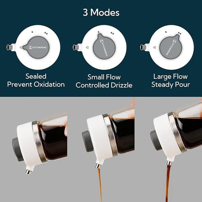 KITCHENDAO Precision Pour Glass Soy Sauce Dispenser - Image 2