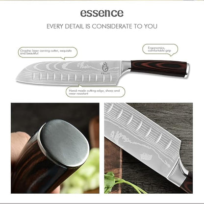 FULLHI Knife Set, Premium German Stainless Steel chef Knife Set - Image 5