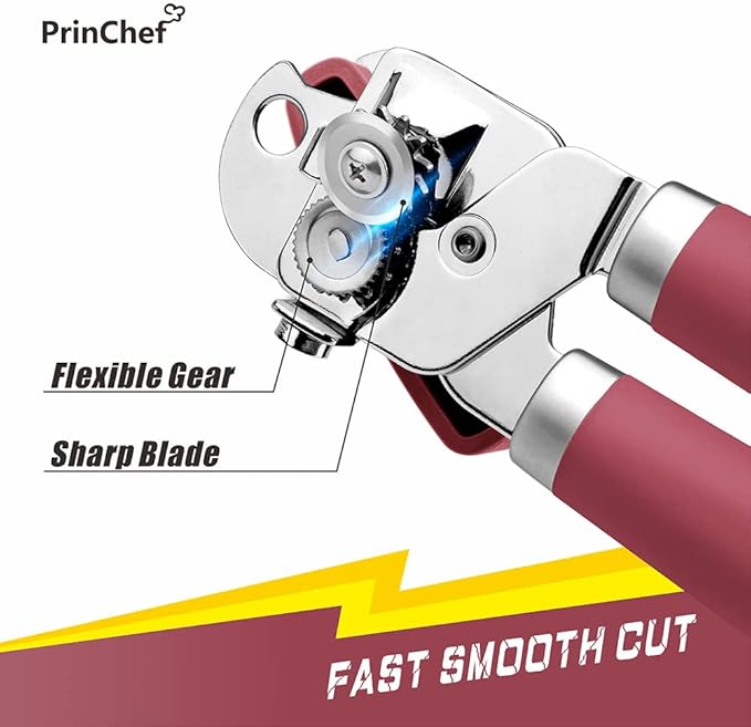 PrinChef Can Opener Manual, Can Tin Bottle Opener - Image 4