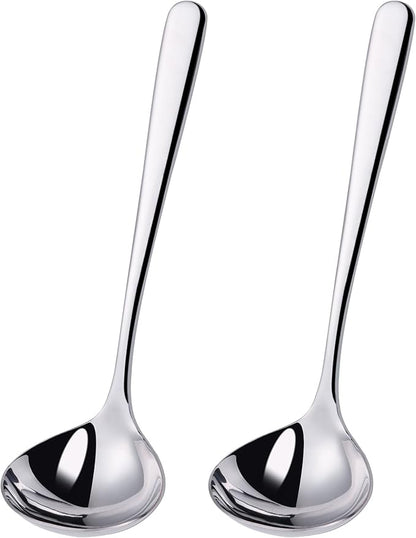 2 oz. Soup Ladles SUS304 Stainless Steel Gravy Ladle by Mafier
