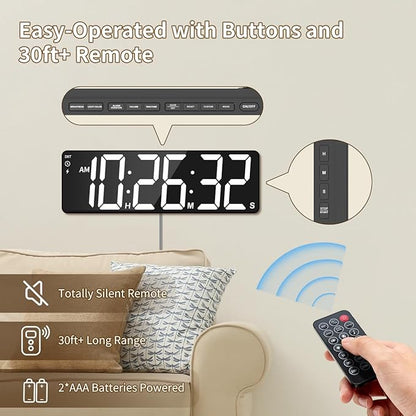 VOCOO 15.7" Large Digital Wall Timer - Image 7
