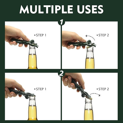 Green Army Beer Bottle Opener for Men, Unique 3D Soldier Design Ideal for - Image 6
