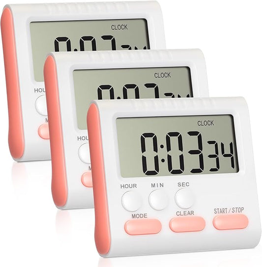 Mudder 3 Pack Digital Kitchen Timer by Mudder