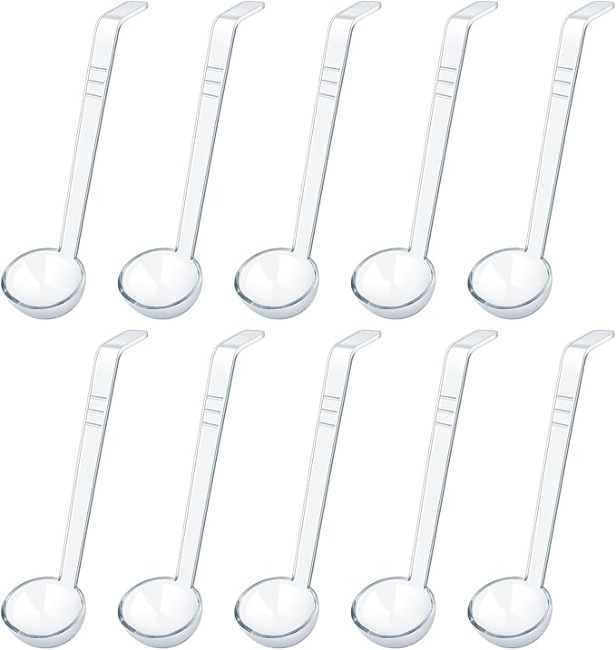 10 Pcs 1 Oz Small Ladle 7.87 Inches Mini Ladles by Unknown