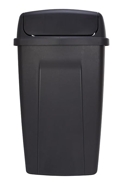 13 Gallon Kitchen Trash Can, Durable Plastic Waste Bin - Image 2