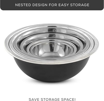 JoyJolt Stainless Steel Mixing Bowl Set - Image 7