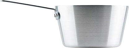 Winco Heavy-Duty Aluminum Tapered Sauce Pan, 5 Quart - Image 2