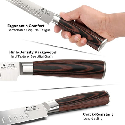 imarku Brisket Knife, 12 Inch Ultra Sharp Carving Slicing Knife - Image 9