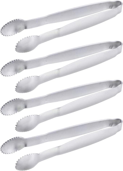 HINMAY Sugar Tongs 4-Inch Mini Serving Tongs Stainless Steel Appetizer Tongs by HINMAY