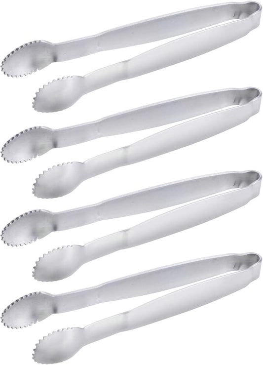 HINMAY Sugar Tongs 4-Inch Mini Serving Tongs Stainless Steel Appetizer Tongs by HINMAY