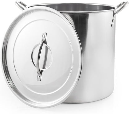 McSunley Stockpot Stainless Steel All Purpose Prep and Canning Bowl, 16 Quart - Image 2