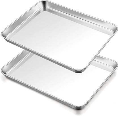 TeamFar Baking Sheet, 17.6’’ x 13’’ x 1’’ Stainless Steel Large Cookie Sheet by TeamFar