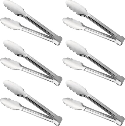 Stainless Steel Food Tongs by Unknown