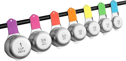 Spring Chef Magnetic Stainless Steel Measuring Cups, Kitchen Tools - Image 9