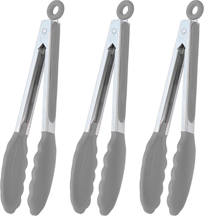 HINMAY Locking Kitchen Tongs by HINMAY