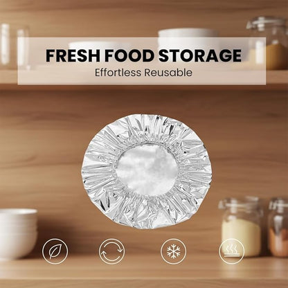 Reusable Aluminum Foil Food Covers: Heat-Insulating, Freshness-Preserving - Image 4