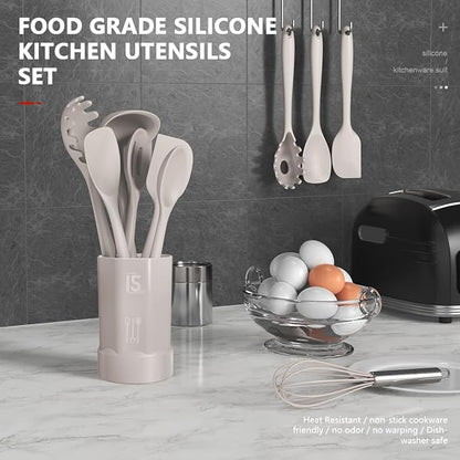 AOTHOD Silicone Cooking Utensils Set - Image 2