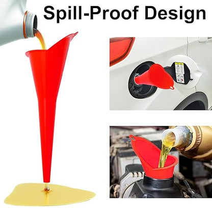 3-Pack Long-Neck Oil Funnels, Gas & Transmission Fluid - Image 4